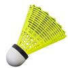 1 pz palla da badminton palla da badminton in plastica durevole palla da badminton in nylon per studenti giallo bianco durevole