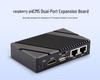 Raspberry Pi CM5 Erweiterungsplatine mit zwei Netzwerkanschlüssen (Gigabit/2,5G), M.2 M-Key, HDMI, MIPI und RJ45-Schnittstellen