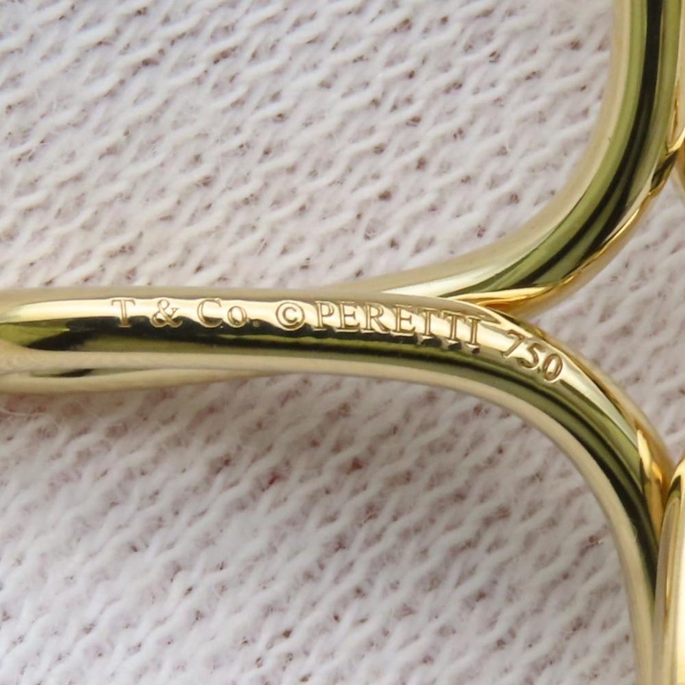 Used TIFFANY&Co. Necklace Infinity cross K18 yellow gold 4.6g Yellow Gold