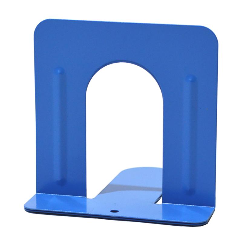 

2 шт. металлические держатели для книг, прочные книжные зажимы, книжные зажимы, настольный держатель для журналов, книжные скобы, стойка для школьных канцелярских принадлежностей синий