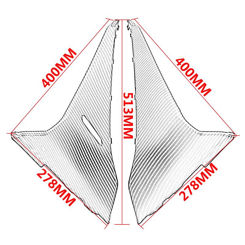 WAASE For Yamaha X-MAX XMAX 300 2023 2024 Left & Right Lower Pedal Side Panel Fairing Cowl Trim Cover