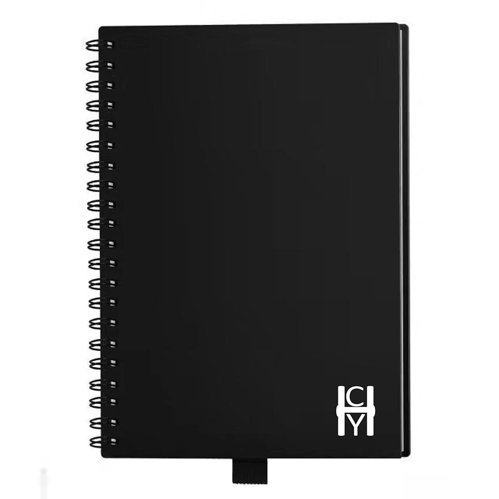 Like Rocket Book Smart Reusable Notebook - Dot-Grid Eco-Friendly Notebook with 1 Erasable Pen & 1 Microfiber Cloth Included (Black,a5&14.8*21cm)