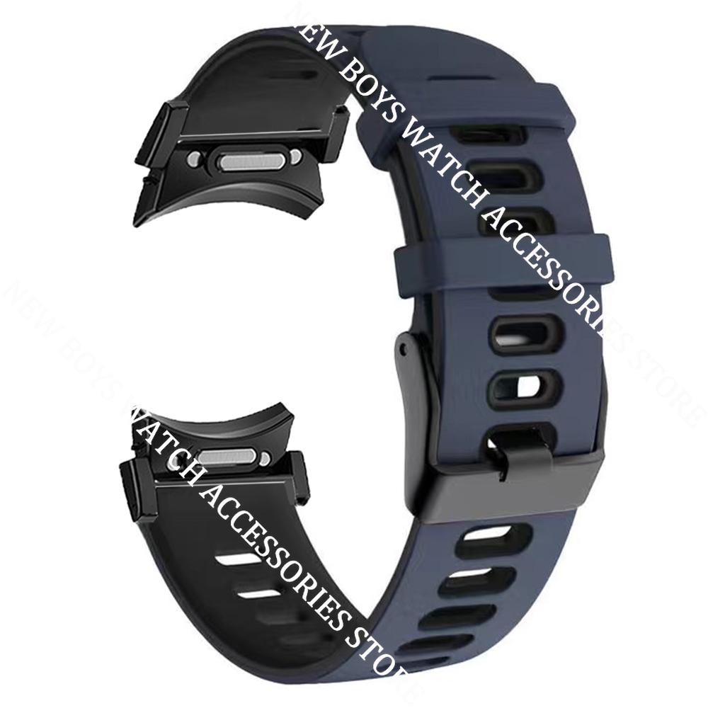 Quick Fit Silicone Strap Correa for Samsung Galaxy Watch 4/6 Classic 47mm 43mm 4/5/6 40mm 44mm No Gaps Bracelet Watch Band