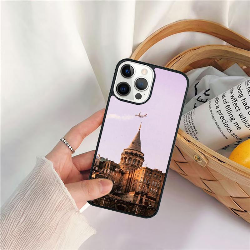 Turkey Istanbul Scenery Phone Case For iPhone 17 Air 16 15 14 11 12 13 Pro  MAX Plus Coque Cover Shell