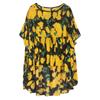Xitao Loose Fashion Women Chiffon Print Shirt Top GJ0024