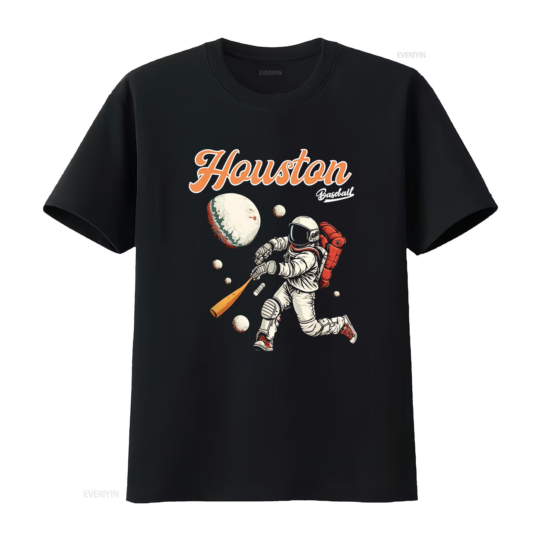 

Retro Vintage Houston Texas Baseball Astronaut Crush City T Shirt vintage Washed Unisex designer clothes fashion graphic 4XL