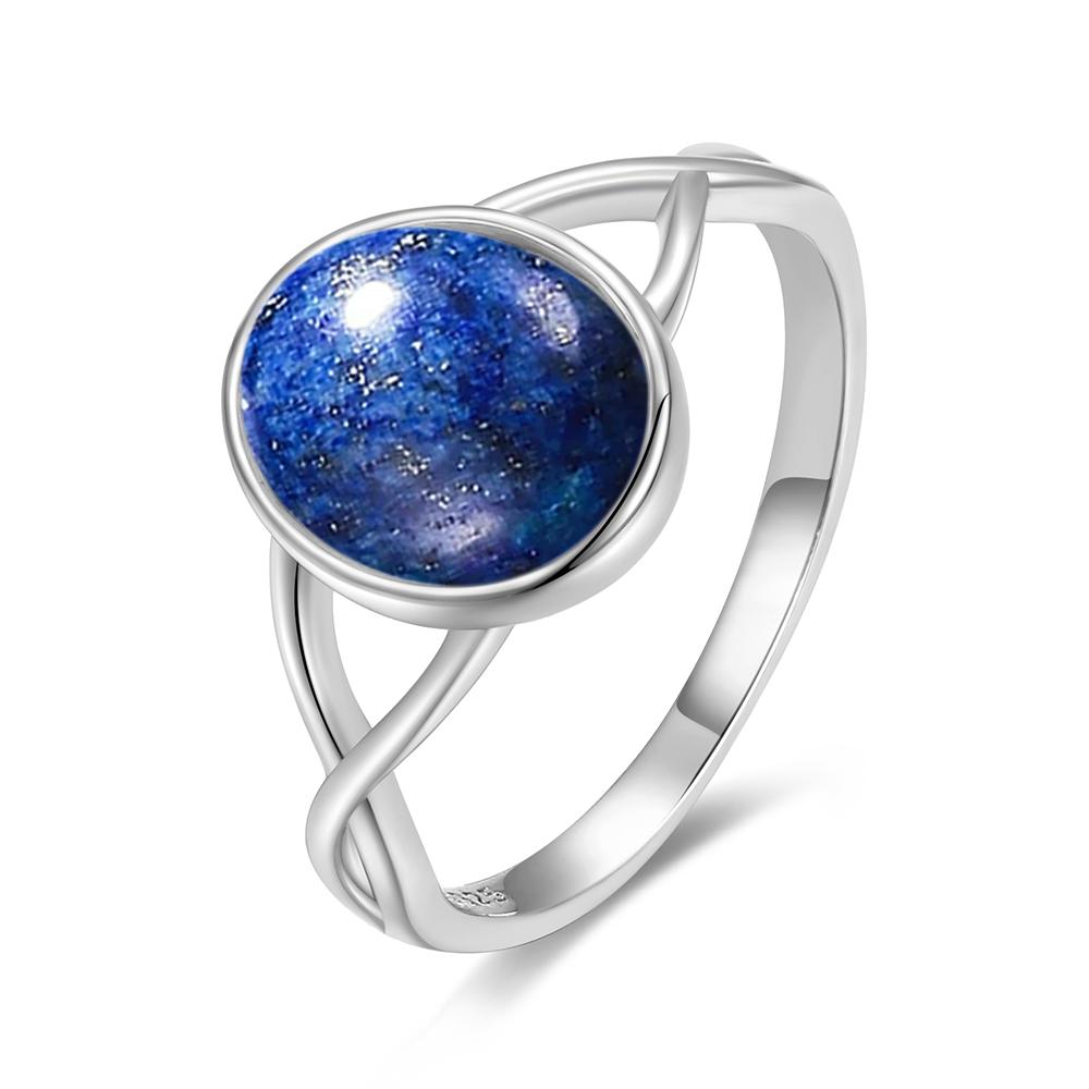 925 Silber Natursteinringe Mit Amethyst Einfacher Lila Ovaler Ring 8*10mm Feiner Schmuck Geschenke für Freundinnen für Frauen