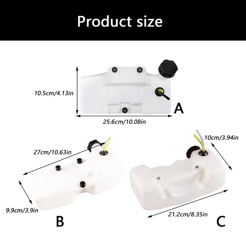 High Strength Plastic Oil Tank Oil Container Replacement for 1E48 Tiller 445 Oil Digging Machine Accessories