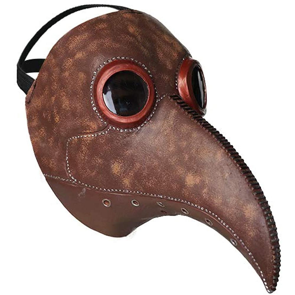 Plague Doctor Party Masks Halloween Medieval Long Nose Beak Mask Steampunk Props Headgear