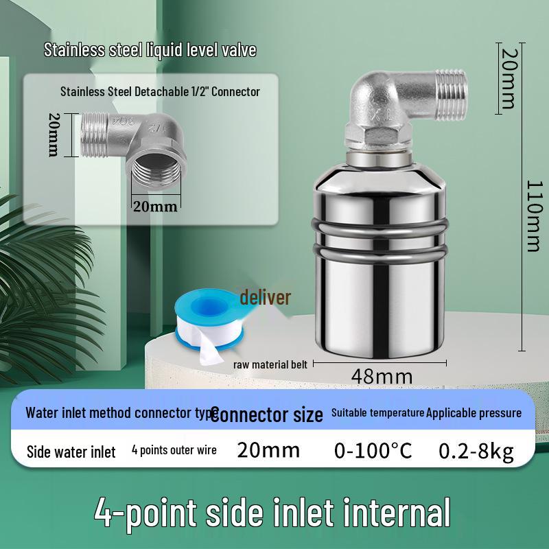 Automatic Water Tank Overflow Prevention Float Valve Controller