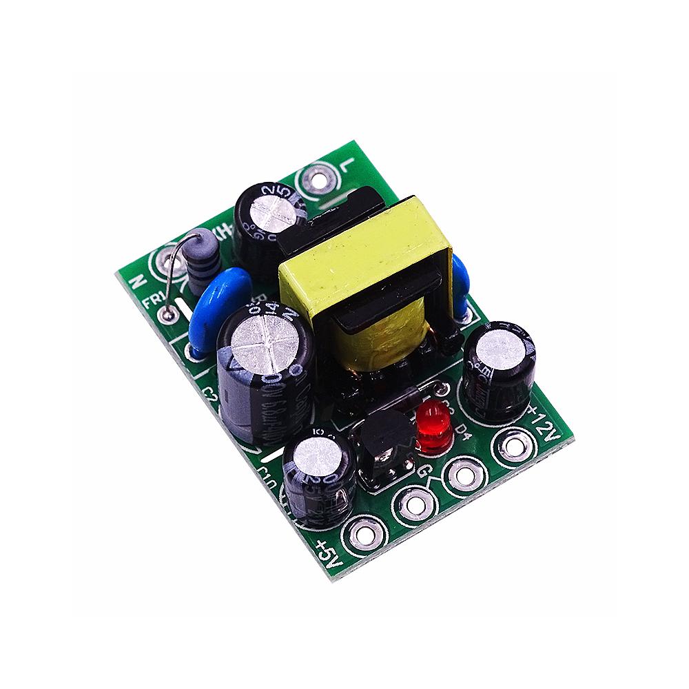 AC-DC Switching Power Supply Board 110V / 220V To 12V0.5A 5V0.1A Dual Output Power Supply Boardwer Module