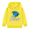 Mr Beast Children's Hoodies 3-12Y Sports Casual Cute Autumn Winter boys girls Warm Hoodies pullover