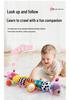 Sozzy Newborn Soothing Rattle & Tummy Time Caterpillar Toy with Music & Height Chart