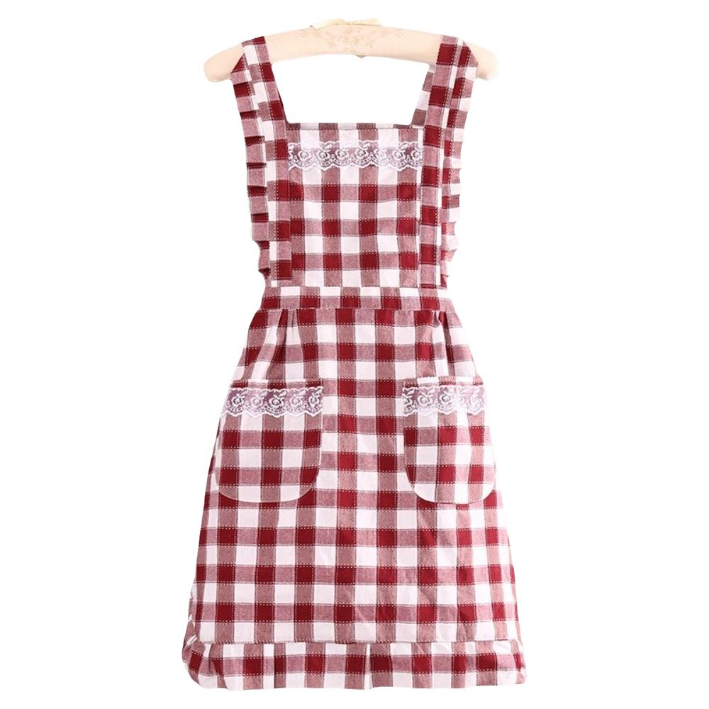 

New Breathable Cotton Cooking Aprons Wipeable Hands Anti Dirty Sleeveless Apron Multipurpose Coffee Uniform Household Kitchen