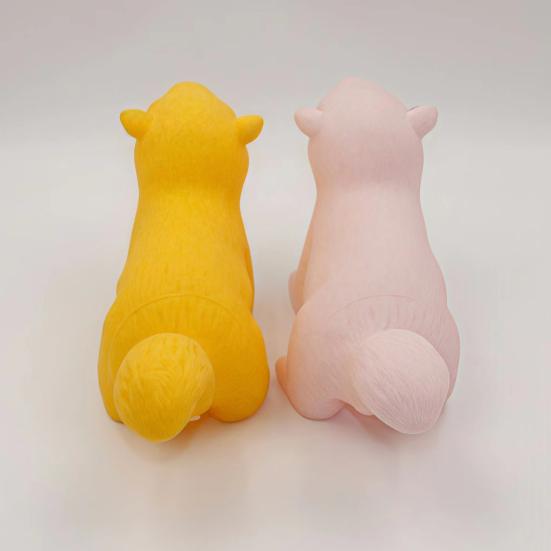 Realistic Squirrel Squeeze Toy with Sound Soft TPR Fidget for Kids Adults Cute Animal-Shaped Decompression Gadget for Children