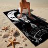 Gothic Adams  Beach Towel, Super Soft Microfiber, Gift for Her/Him, Birthday, for Pool, Beach, Travel, Home Decor Fan Gifts