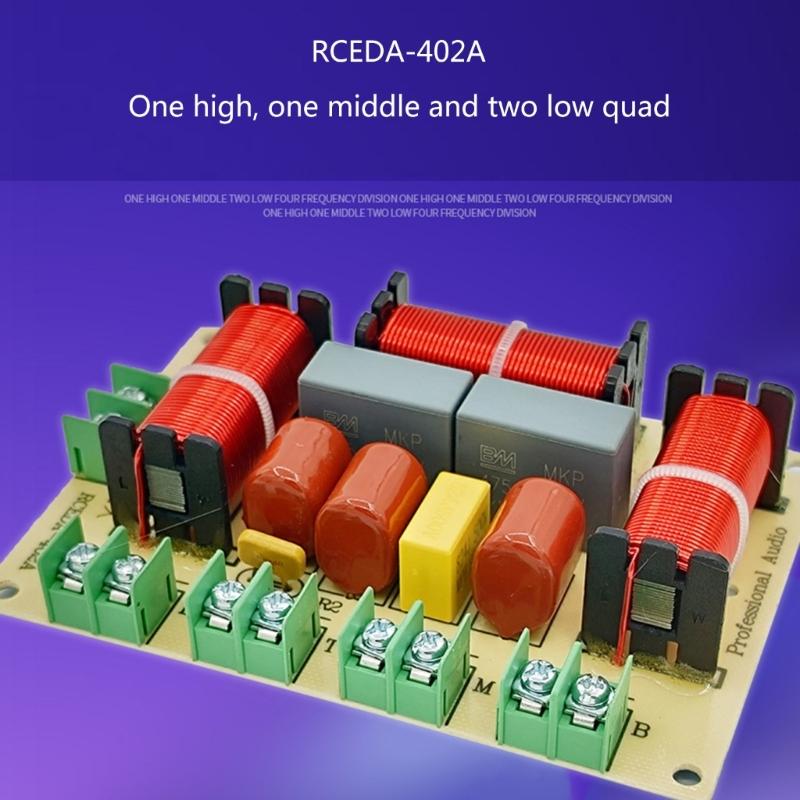 Treble Alto Bass Frequency Divider Board 4 Way Frequency Distributor Module Frequency Divider Crossovers Filters