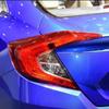 Adatto per Honda Civic 10ª Generazione 2016-2020 Copertura Fanale Posteriore Trasparente Rossa