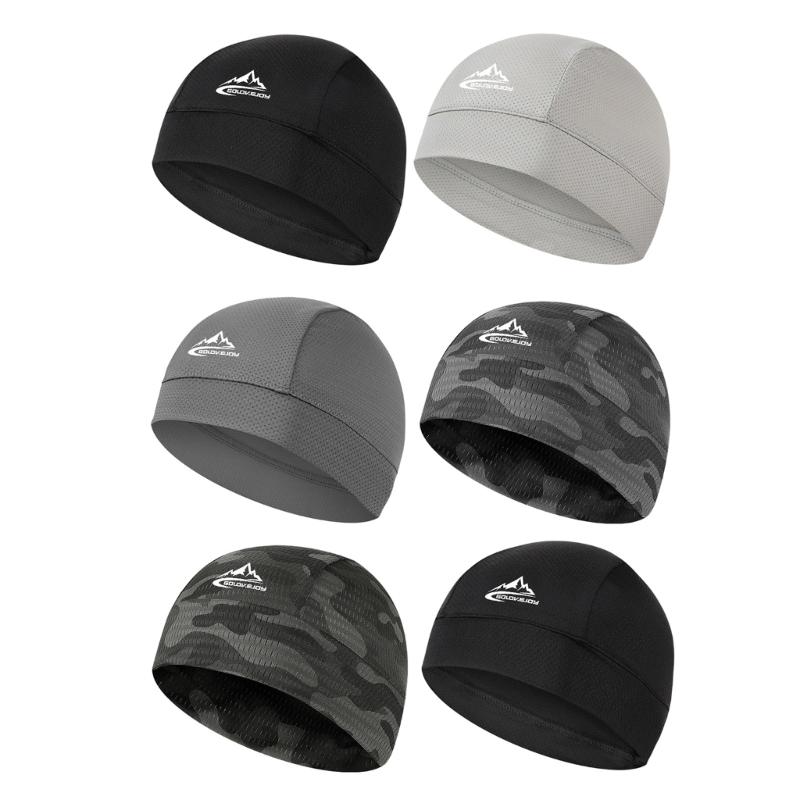 2 Pack Multi Purpose Cooling Headwear Elastic Helmet Liner Cap for Active Lifestyles & Sports Gear