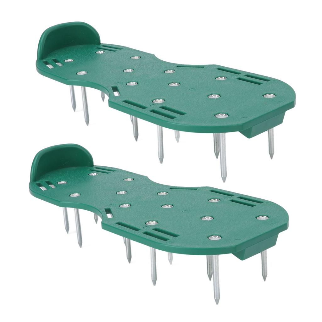 Kézi gyepszellőztető cipő Járó gyepszellőztető Fűszöges cipő Fém csatos pánttal a