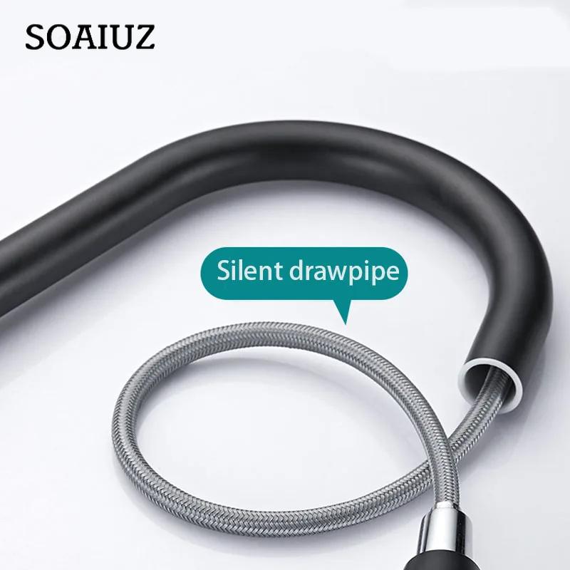 304 Edelstahl Küchenarmatur Einloch Ausziehbarer Auslauf Küchenspüle Mischbatterie Strahl Sprühkopf 360 Grad Drehung Armatur