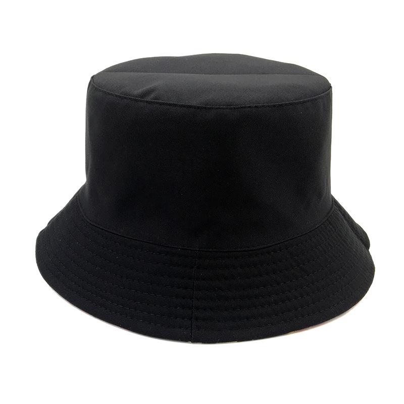 European and American ins plaid element hat four seasons outdoor double-sided bucket hat hot-selling basin hat women
