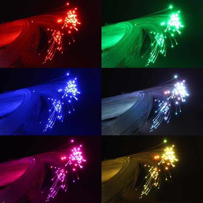 Kunststoff Glasfaser-Kabelende Leuchtend 1,0mm 100-300M für alle Arten von LED-Lichtquellen-Treiber-Maschinen DIY Decke Sternenhimmel Licht