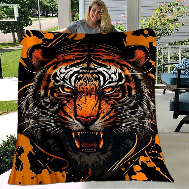 1pc Day of the Dead Design Theme Blanket Soft Throw for Home Decor, Perfect Gift for and , for All Seasons .K028