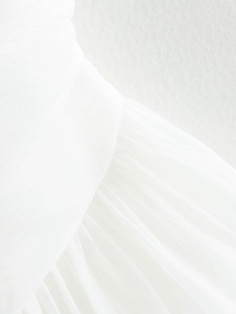 2025 Frühling Damenmode: Europäischer & Amerikanischer Stil Trägerloses Organza Quasten Schleifen Kleid