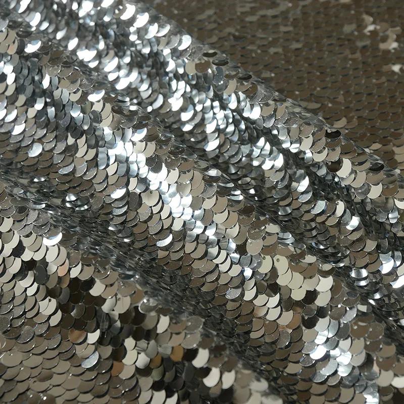 50x130cm 9mm Sequin Cloth Color Butyl Cloth Thickened Opaque Stage Background Cloth Decorative Costume Fabri