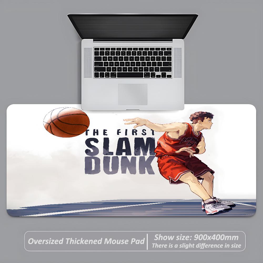 Gaming Mouse Pad Large Desk Mat Antislip Stitched Edges Basketball Sports Anime Team Print Keyboard Mat for Gamers