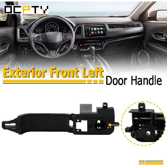 OCPTY Door Handle Exterior Front Driver Left Side Replacement fit 2002-2007 for Ford Focus Black Handle Replace OE 6S4Z-5426685-C 6S43-A224A37AC