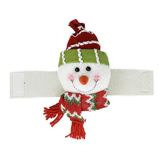 Christmas Curtain Tieback Buckle Snowman Santa Claus Curtain Holdback Fastener Xmas Window Decoration for Holiday Home Decor