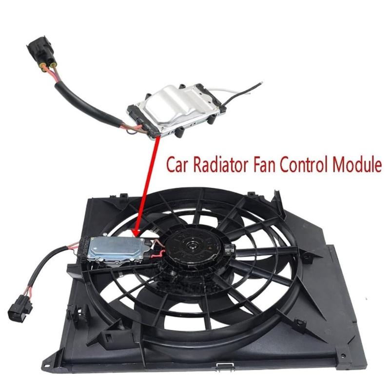 High Performances Cooling Fan Control Module 17117561757 Accuracy Temperature Control Modules for Car E46 316i 318i 320i