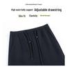 Plus Size Maternity Lantern-Style Cropped Pants - Comfortable, Non-Tight Belly & Cuffed for Spring and Autumn