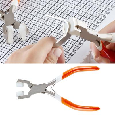 Ergonomic Handheld Pliers Curved Bracelet Plier Tools Convenient Stainless Steel Plier Versatile Jewelry Making Tools