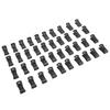 40Pcs Plastic Non Slip Clothespins Sock Laundry Clips with Hanging Hooks for Laundry Washing