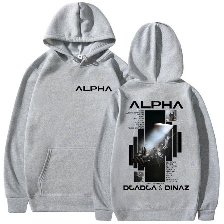 Rapper Alpha Djadja & Dinaz Tour 2025 New Album Hoody Men Clothing Retro Aesthetic Sweatshirt Fashion High Quality Fleece Hoodie