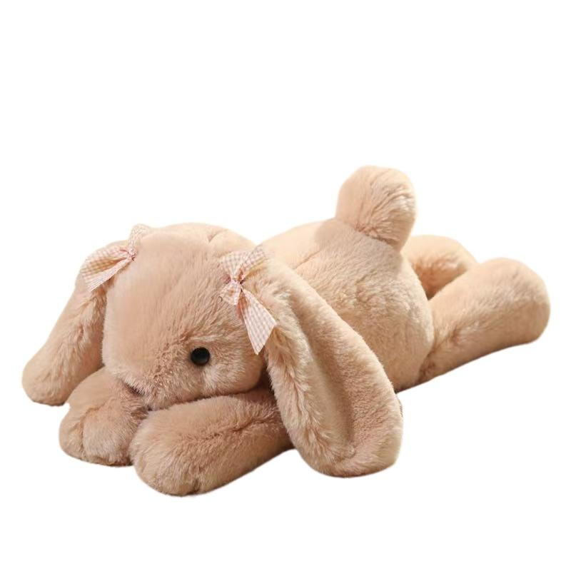 Simulated Shy Rabbit Doll Stuffed Plush Toy Cartoon Anime Cute Pillow Pillow Pillow Children's Birthday Gift Fun Doll