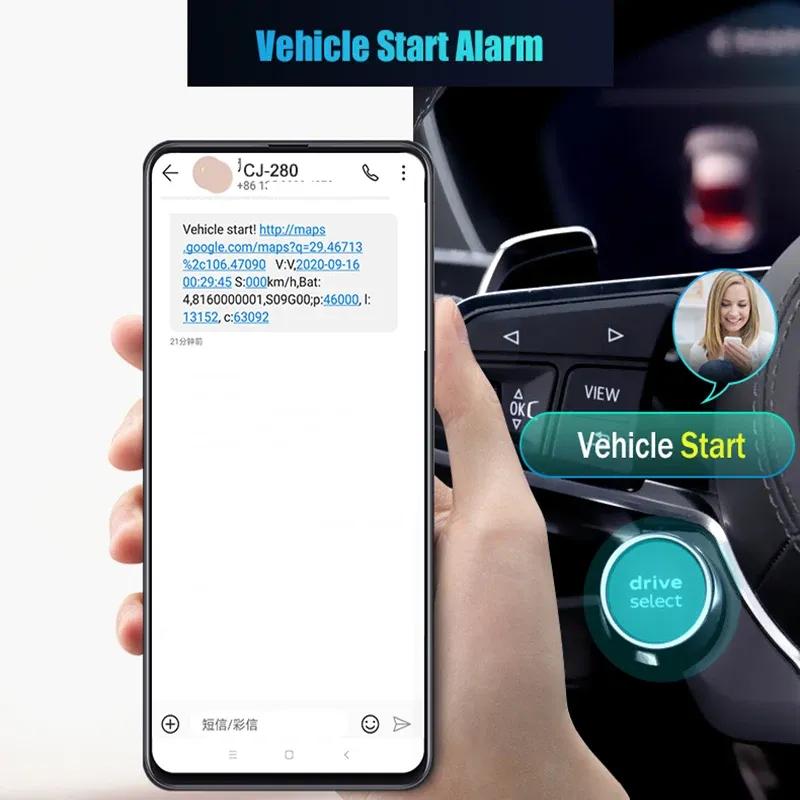 3G 4G 12000mA Car Magnet GPS Tracker Start Stop Status Locator Auto Call SMS Alarm Historical Trajectory Tracking Free Platform
