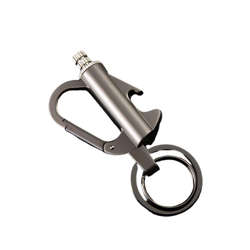 Multifunctional Keychain With 10,000 Matches, Personalized Kerosene Lighter, Beer Opening Pendant, Waterproof Lighter Liquid Capacity 5ml