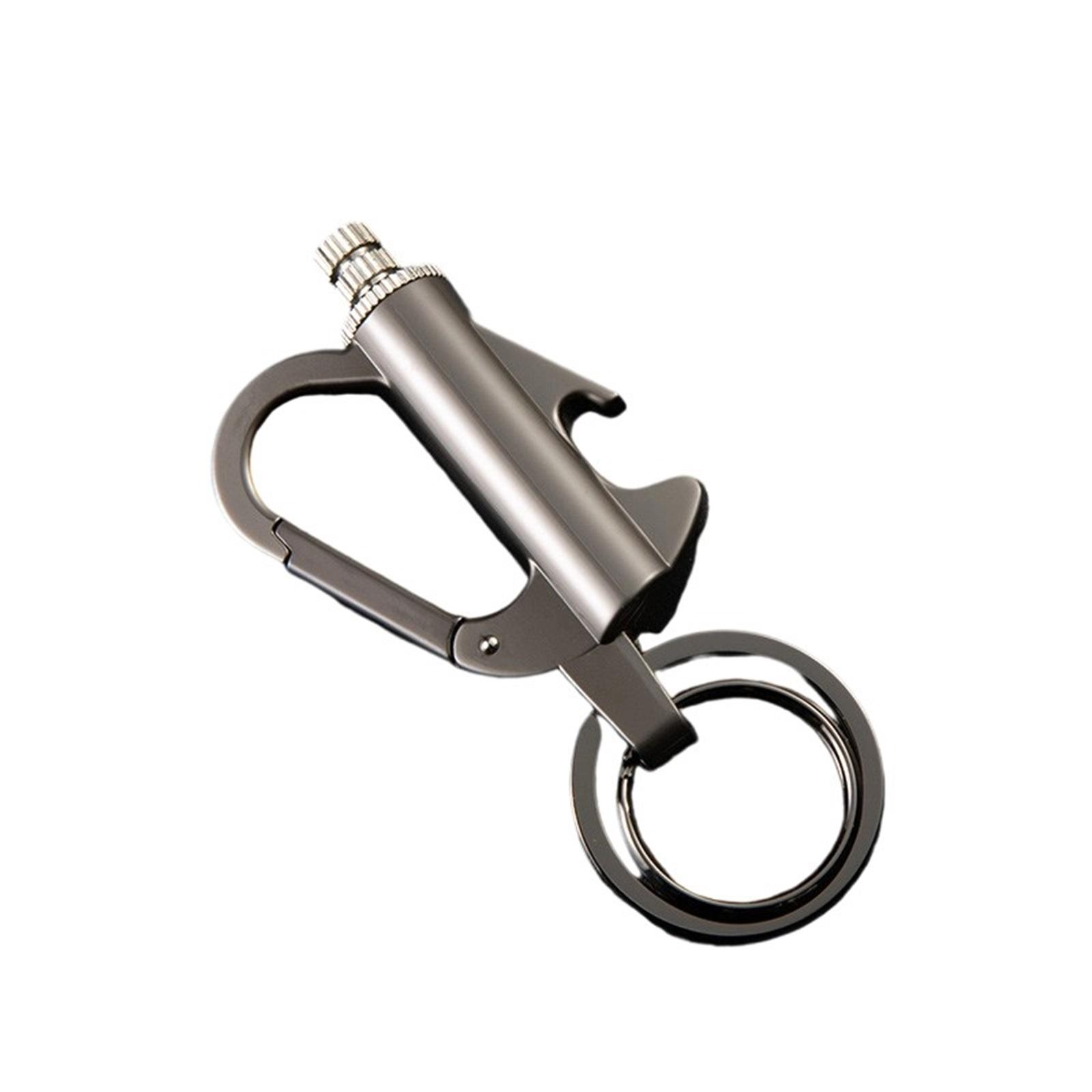 

Многофункциональный брелок с 10 000 спичек, Персонализированная керосиновая зажигалка, Подвеска-открывашка для пива, Водонепроницаемая зажигалка One Size чёрный