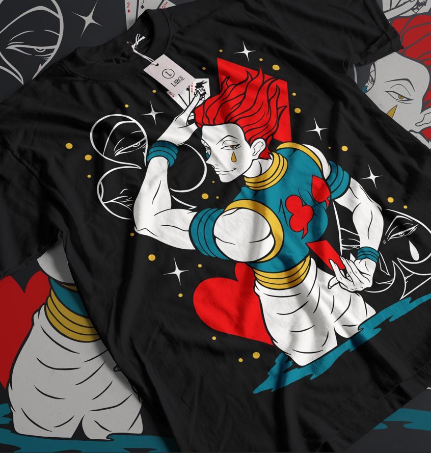 

Hisoka T-Shirt Hunter X Hunter Manga Strip HXH Anime Unisex Tshirt T-Shirt Tee XL