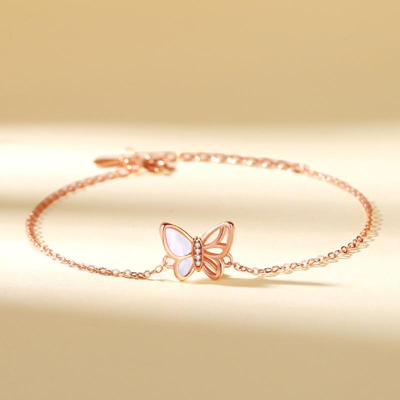 

Танциз Стерлингового Серебра 925 пробы с Цирконом Браслет Ювелирные Изделия Геометрический Бисер Цепи Браслеты Мода Изящный Свадебный Подарок для Подруги Женщины розового золота