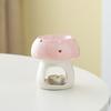 Cute Mushroom Candle Holder Cartoon Romantic Ceramic Aromatherapy Stove Non-toxic Creative Mushroom Incense Burner Bar Counter