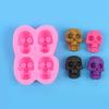 Halloween Skull Silicone Mold 3D Fondant Mold DIY Resin Ornament Mold Nonstick
