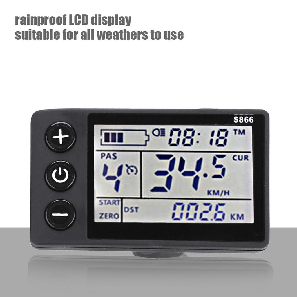 Electric Brushless Controller Waterproof LCD Display Panel Electric  E Bike Scooter Brushless Controller Kit