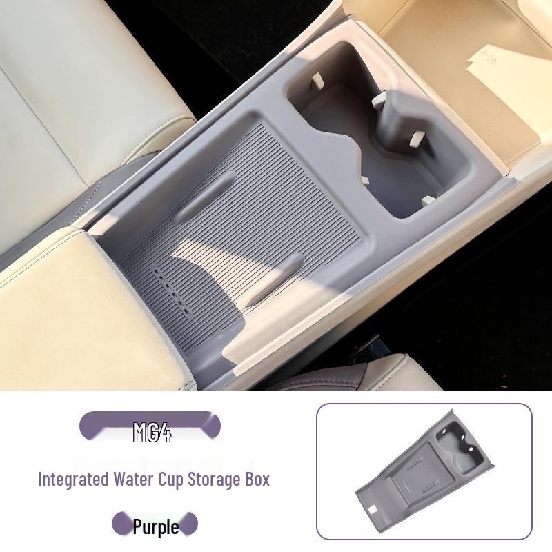 MG4 Center Console Silicone Anti-Slip Pad Set - Interior Car Accessories.