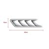 2× Car Sticker Auto Air Flow Fender Side Vent Decal Decor Universal Accessories