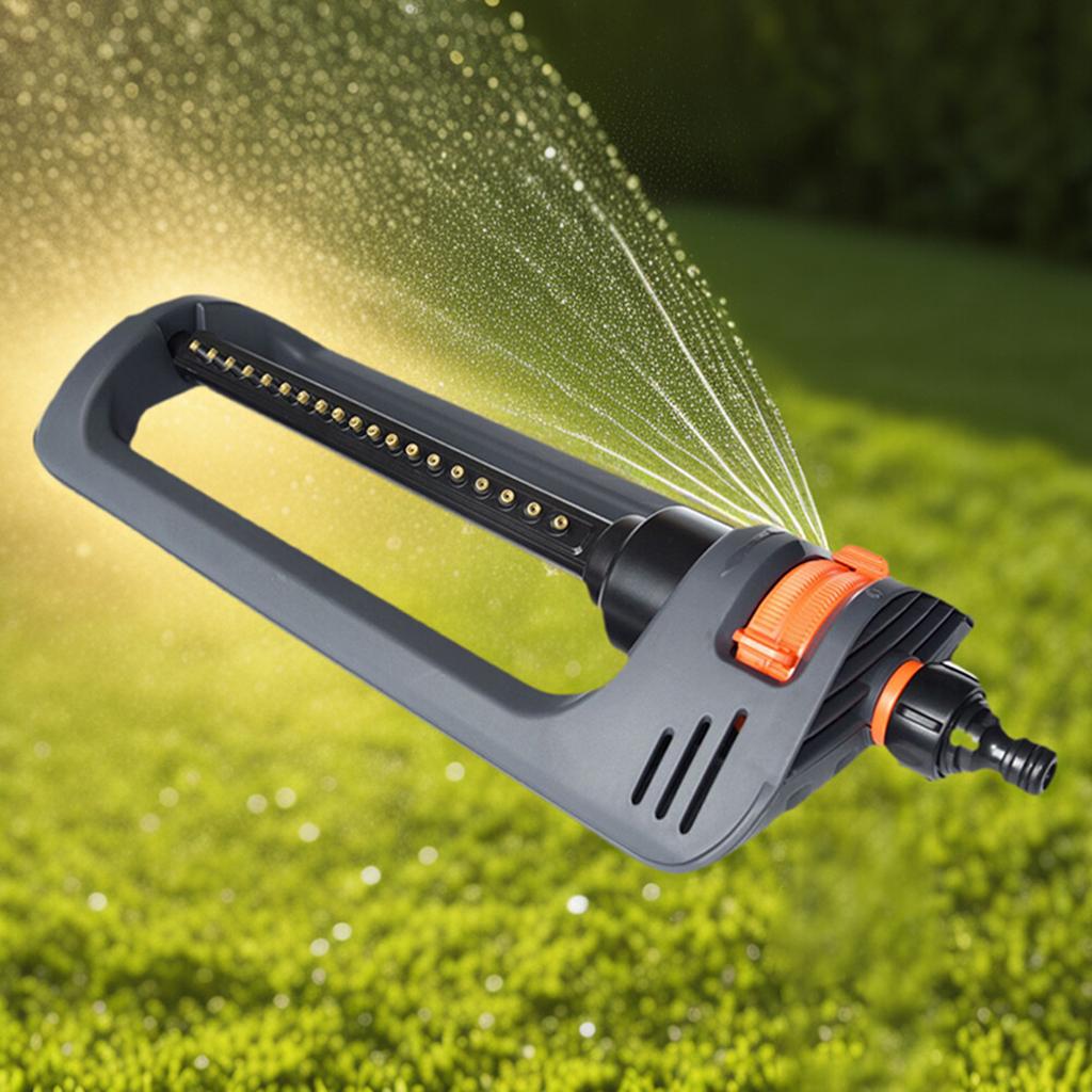 Irrigation Tool 19-Hole Garden Watering Sprinkler - Landscape Plant Sprayer for Vegetable Gardening & Yard Maintenance